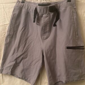 Abercrombie & Fitch Men's Light Gray Athletic Shorts